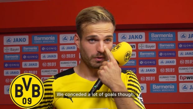 Borussia Dortmund's stars after their thrilling victory over Leverkusen